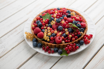 Simple Tart with Lots of Berries