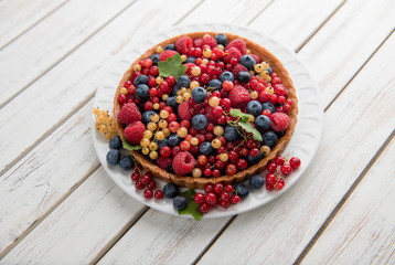 Simple Tart with Lots of Berries