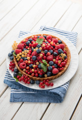 Simple Tart with Lots of Berries