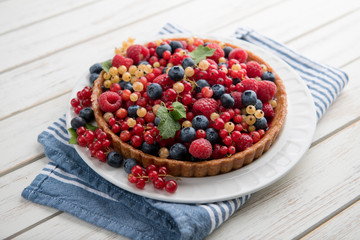 Simple Tart with Lots of Berries
