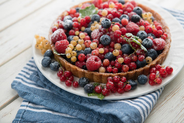 Simple Tart with Lots of Berries