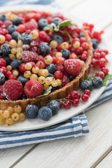Simple Tart with Lots of Berries
