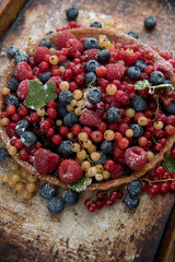 Simple Tart with Lots of Berries