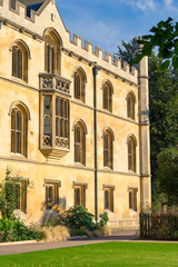 Obraz premium Cambridge architecture in the morning, England 