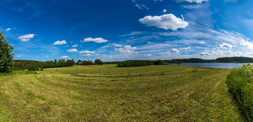 Obraz premium Fields of blue