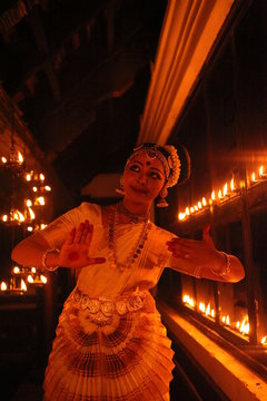 mohiniyattam or dance of the enchantress is the classical dance form of kerala,distinct for the graceful body movements