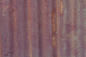 Rusted galvanized iron plate