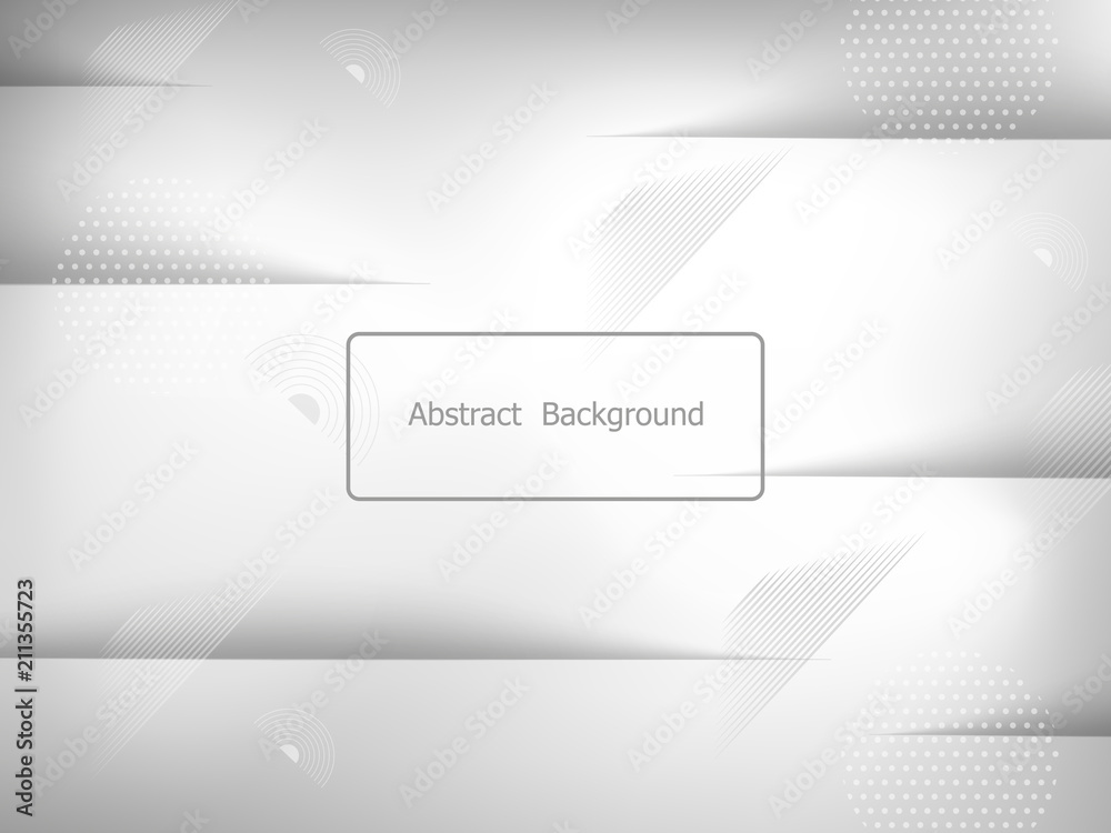 Canvas Prints gray geometric background.dynamic shapes composition. vector illustrations