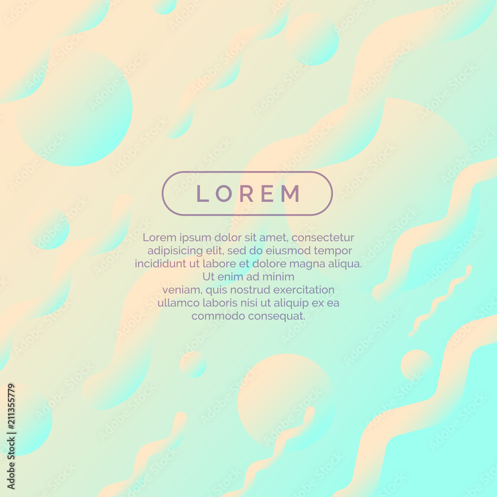 Poster abstract geometric background with triangles in minimalistic style.