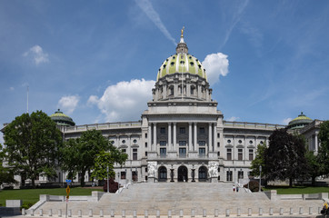 Pennsylvania State Capitol Architecture Building Panorama