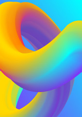 Modern abstract colorful geometric background. Shapes with trendy gradients composition for your design. 