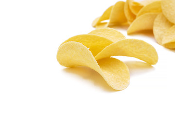 chips isolated on white