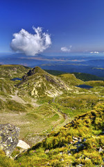 Obraz premium Beautiful landscape in the high mountain