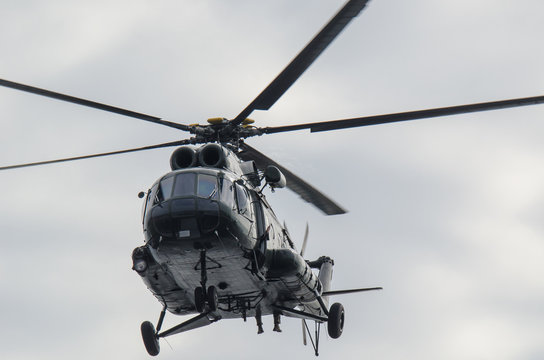 MILITARY HELICOPTER - Machine in the air