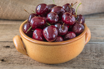 Sweet cherry red ripe