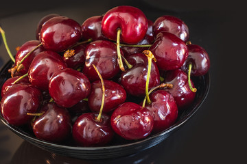 Sweet cherry red ripe