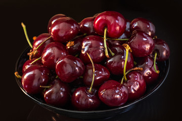 Sweet cherry red ripe