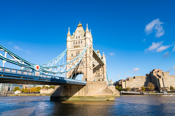 Tower Bridge side view,London