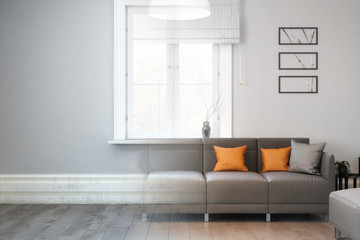 Fototapeta na wymiar Modernes Sofa (Vision)