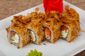 Japanese salmon roll