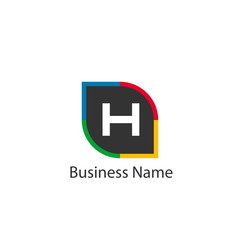 Fototapeta premium Letter H Logo Template Design