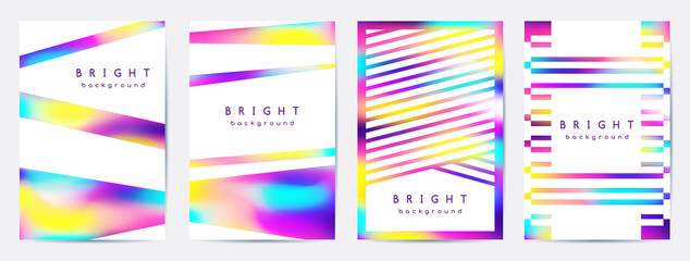 multicolor geometric backgrounds, cover templates
