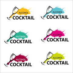 alcoholic cocktails logo
