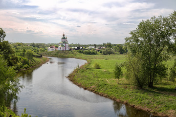 Fototapeta na wymiar Russian landscape, Suzdal, Russia