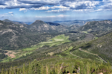 Fototapeta na wymiar Rocky Mountain National Park Estes Park Colorado