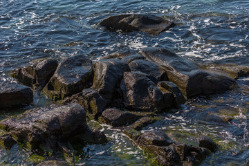 Rocks in the sea