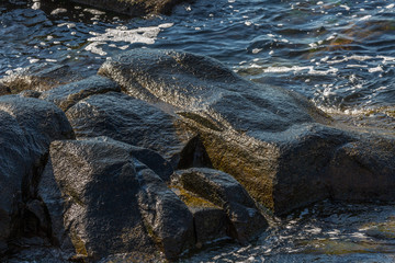 Rocks in the sea