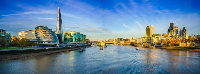 Foto op Plexiglas Panoramic view of London from the Tower Bridge © Pawel Pajor
