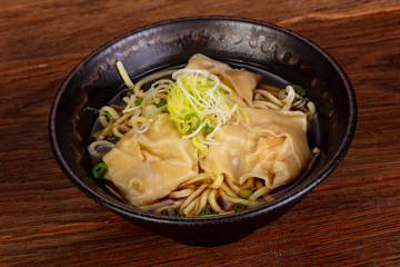 Vietnam soup with dumplings