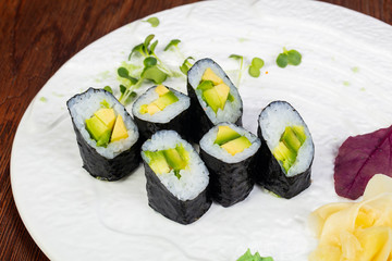 Japanese avocado roll