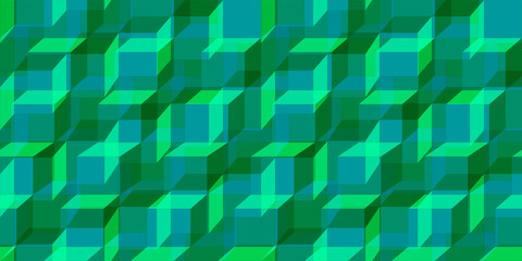 Abstract picture of a line of 3d blocks. Seamless pattern. Vector texture. stairs made of stone