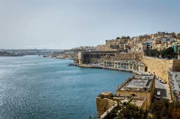 Valetta, Malta - June 2018: Top view of the city