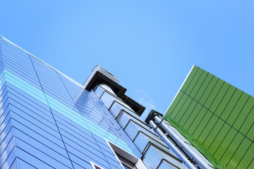 Part of the ventilation system outside the building.