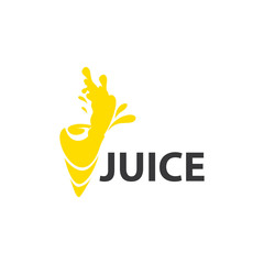 Fruit juice logo. Fresh drink logo