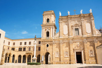 The Pontifical Basilica Cathedral of Brindisi - obrazy, fototapety, plakaty