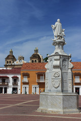 Fototapeta na wymiar Church in Cartagena. colombia