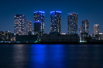 Fototapeta na wymiar 東京の都市風景　湾岸の夜景５
