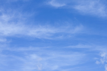 Nature of White cloud on the blue sky.