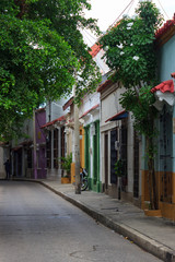 Streets of cartagena, colombia