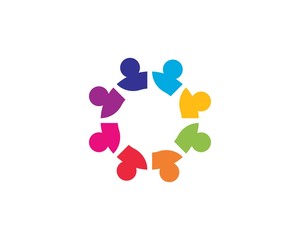 community care Logo template