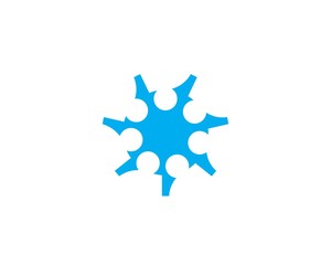 Obraz premium community care Logo template