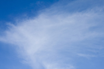 Nature of White cloud on the blue sky.