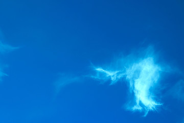 blue sky with clouds atmosphere in the morning so beautiful background.