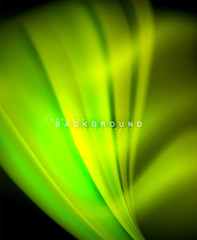 Neon holographic fluid color wave for web, wallpaper, pattern, texture and background