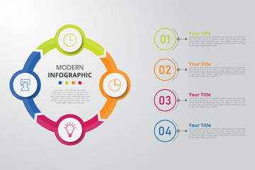 Infographic template for business, education, web design, banners, brochures, flyers, diagram, workflow, timeline. Vector illustration.