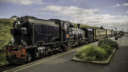 Fototapeta na wymiar Narrow Gauge Railway in Wales